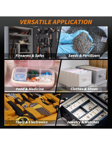 30 Paquetes de Gel de Silica Deshidratante Reutilizable 5g