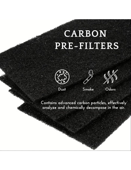 Filtro Nispira AER1 para Purificador de Aire Holmes HAPF30AT 4 HEPA 4 Carbono