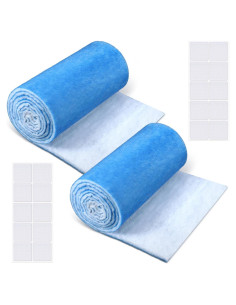 Filtro de Aire Buryeah MERV 8 2 Rollos 90x30 cm para HVAC
