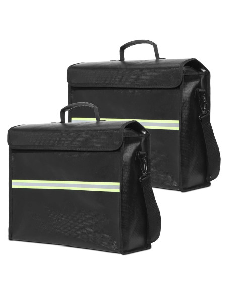 Paquete de 2 Bolsas de Documentos a Prueba de Fuego Fullhawl 42x31.5cm