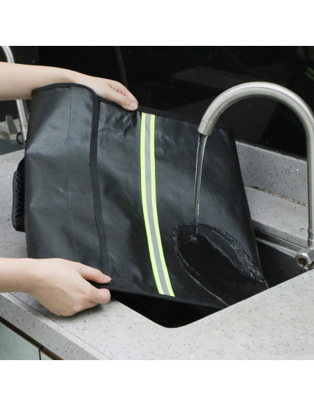 Paquete de 2 Bolsas de Documentos a Prueba de Fuego Fullhawl 42x31.5cm