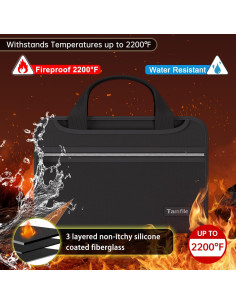 Carpeta Acordeón Ignífuga Tamfile 13 Bolsillos con Asa 2