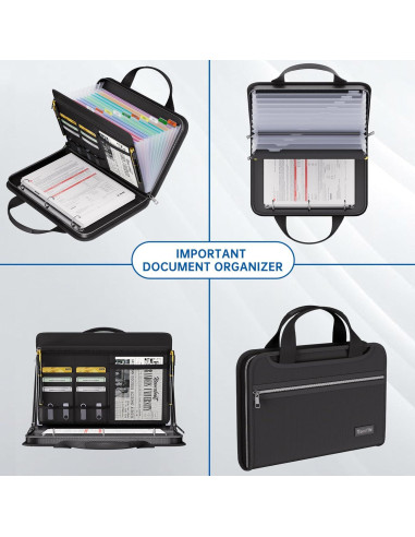 Carpeta Acordeón Ignífuga Tamfile 13 Bolsillos con Asa