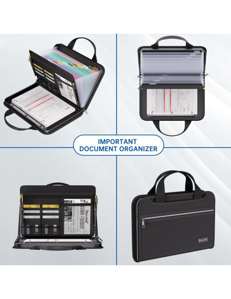 Carpeta Acordeón Ignífuga Tamfile 13 Bolsillos con Asa