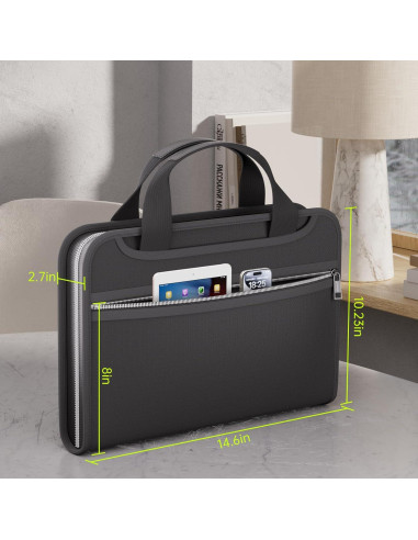 Carpeta Acordeón Ignífuga Tamfile 13 Bolsillos con Asa