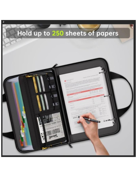 Carpeta Acordeón Ignífuga Tamfile 13 Bolsillos con Asa