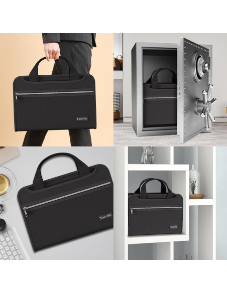 Carpeta Acordeón Ignífuga Tamfile 13 Bolsillos con Asa