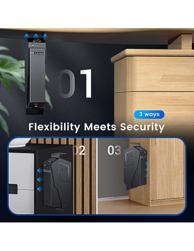 Caja Fuerte Biométrica ADIMO para Pistola 36.96x19cm