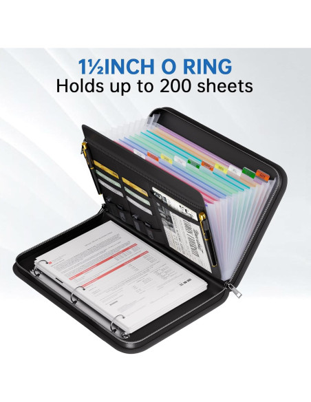 Carpeta Acordeón Ignífuga Tamfile 13 Bolsillos con Asa