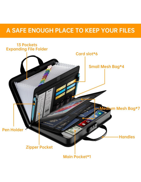 Organizador de Archivos Resistente al Fuego DocSafe 36.1x26.4cm