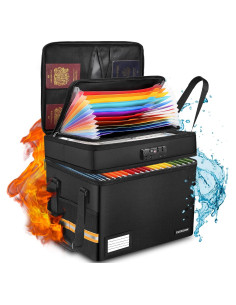 Caja de Documentos a Prueba de Fuego ELOBOON 39.37x30.99x33.02cm