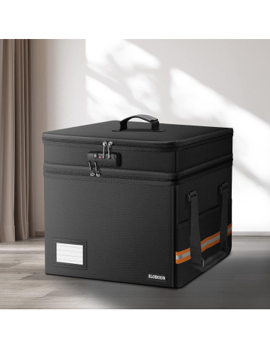 Caja de Documentos a Prueba de Fuego ELOBOON 39.37x30.99x33.02cm