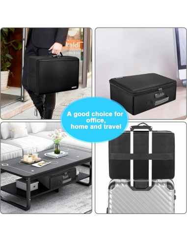 Caja de Almacenamiento de Fotos a Prueba de Fuego ENGPOW 36.4x27x15cm