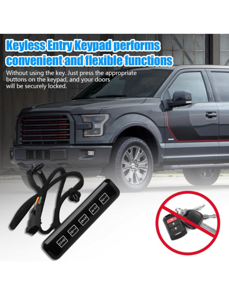 Teclado de Entrada Sin Llave B.ZSSY para Ford F150 2015-2020