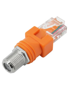 Adaptador Coaxial F a RJ45 Elecbee 5.97g Fácil Instalación