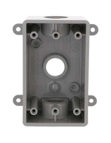 Caja de salida a prueba de agua BELL PSB37550GY 2" Gris