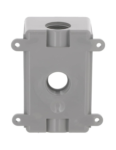 Caja de salida a prueba de agua BELL PSB37550GY 2" Gris