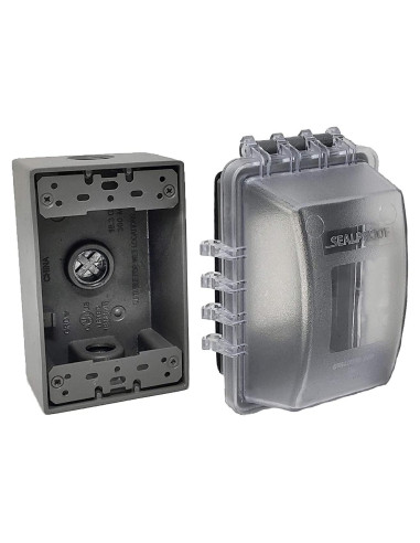 Caja de Salida Exterior 1 Gang Sealproof - Metálica UL Extra Duty