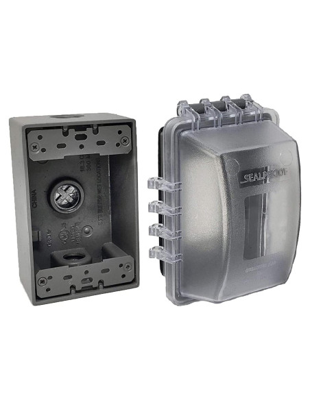 Caja de Salida Exterior 1 Gang Sealproof - Metálica UL Extra Duty