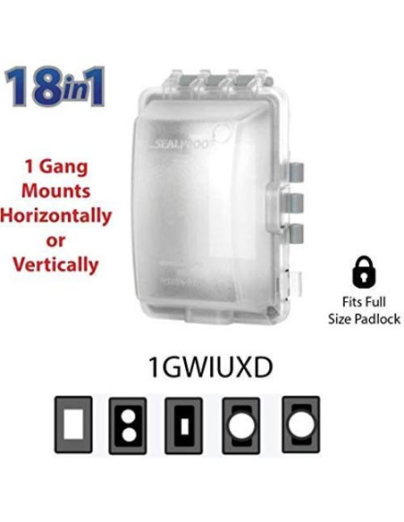 Caja de Salida Exterior 1 Gang Sealproof - Metálica UL Extra Duty