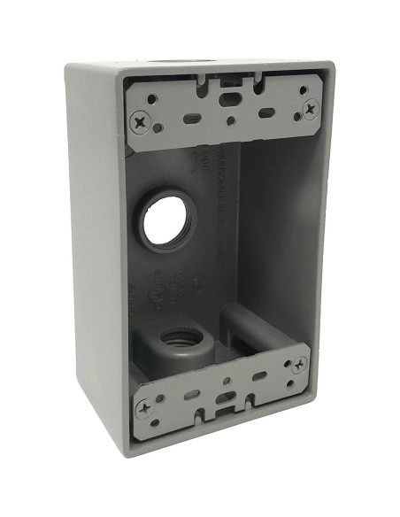Caja de Salida Exterior 1 Gang Sealproof - Metálica UL Extra Duty