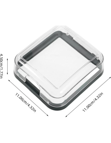 Cubierta de Enchufe Impermeable Veemoon 11x4.5cm Plegable