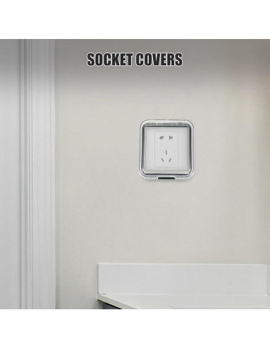 Cubierta de Enchufe Impermeable Veemoon 11x4.5cm Plegable