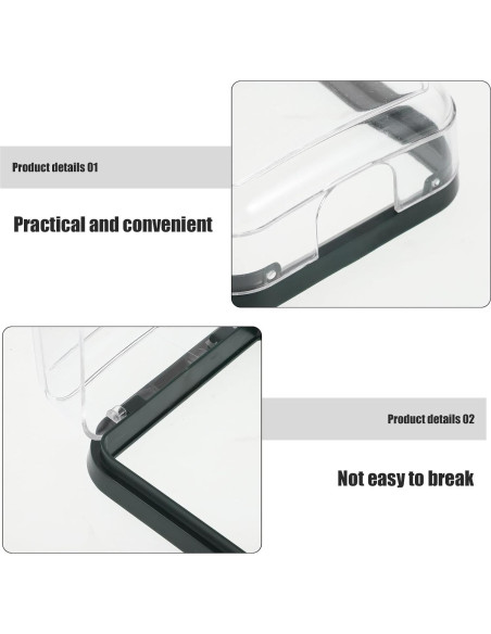 Cubierta de Enchufe Impermeable Veemoon 11x4.5cm Plegable