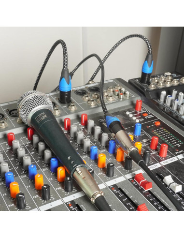 Cable divisor Y XLR hembra a 2 machos DETAME 0.61 m