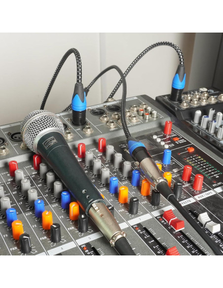 Cable divisor Y XLR hembra a 2 machos DETAME 0.61 m