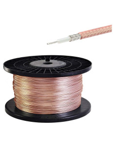 Cable coaxial RG316 15.24m Eightwood 50 Ohm 3000MHz
