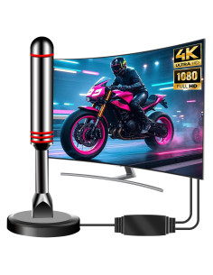 Antena de TV Digital Interior ATVFuture V011-3 4K HD 360