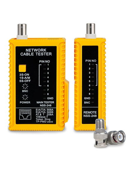 Probador de Cable Coaxial y Ethernet Treedix TRX5-0757R