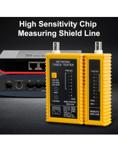 Probador de Cable Coaxial y Ethernet Treedix TRX5-0757R 2