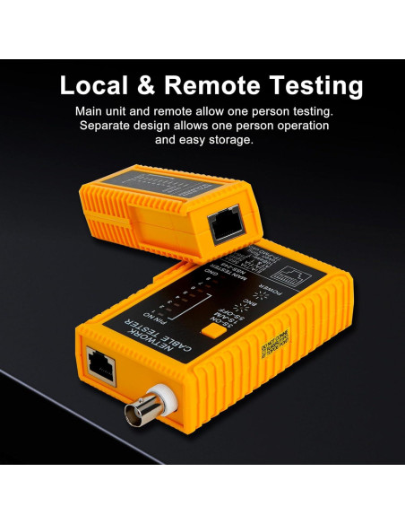 Probador de Cable Coaxial y Ethernet Treedix TRX5-0757R