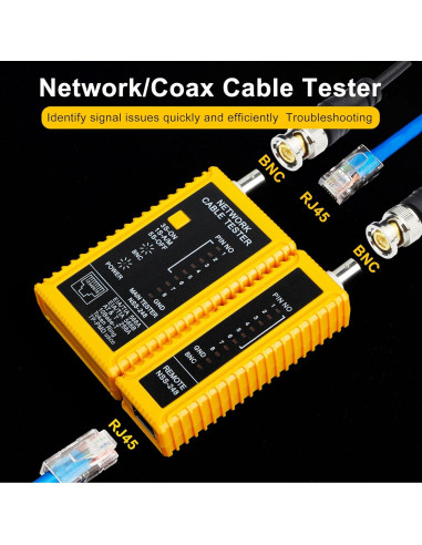 Probador de Cable Coaxial y Ethernet Treedix TRX5-0757R