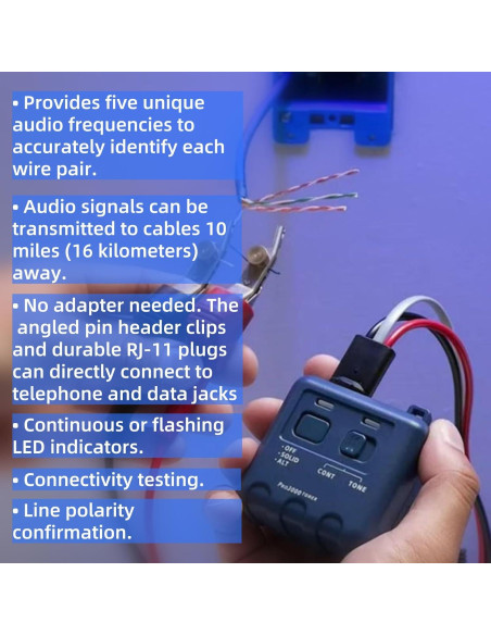 Kit de Generador de Tonos Pro3000 Rowzzi - Sonda y Herramienta