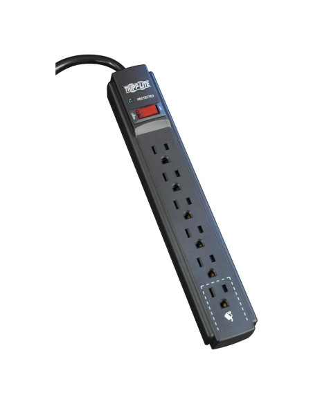 Protector de Sobretensión Tripp Lite TLP606B 6 Salidas 900 Julios