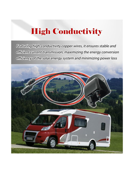 Entrada de Cable Solar Maigoo 0.91 m con Conectores MC4