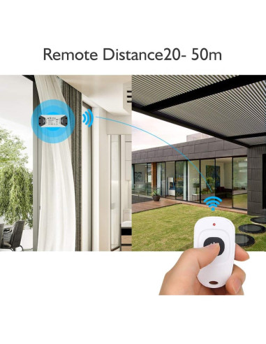 Controlador de Motor Inalámbrico eMylo 12V para Cortinas y Puertas