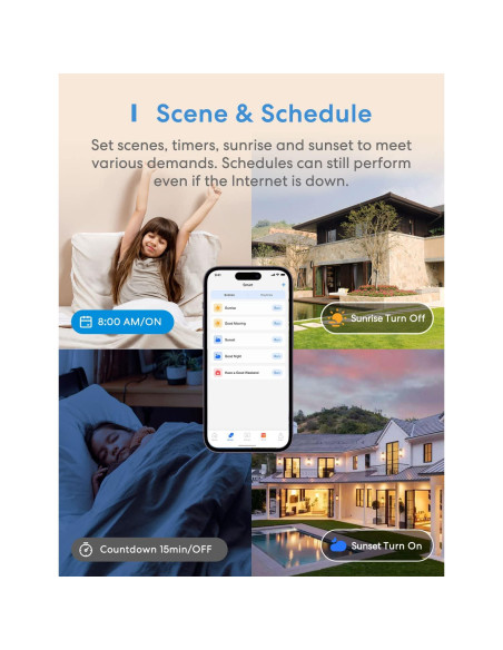 Interruptor Inteligente Meross 3 Vías 4 Pack HomeKit Alexa
