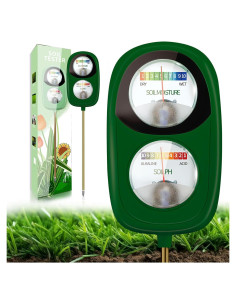 Medidor de Humedad y pH del Suelo 2-en-1 Avocadogreen