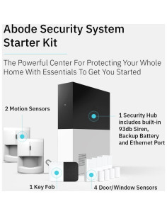 Sistema de Seguridad Inalámbrico Abode 8 Piezas - Compatible con Apple HomeKit 2