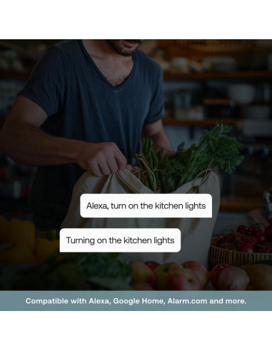 Atenuador Inteligente Remoto Deako, 3-4 Vías, Control por Voz