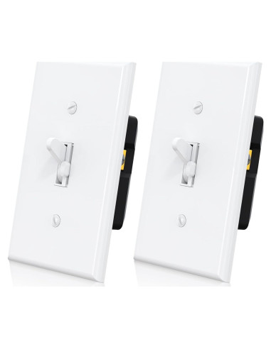 Interruptor de Atenuador Digital ELEGRP 2 Unidades Blanco