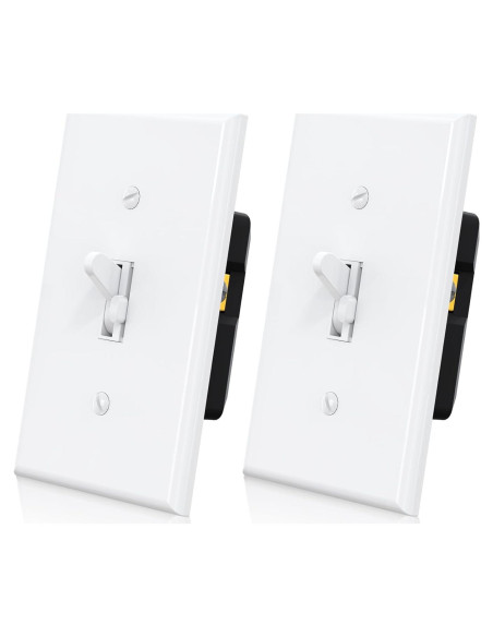 Interruptor de Atenuador Digital ELEGRP 2 Unidades Blanco