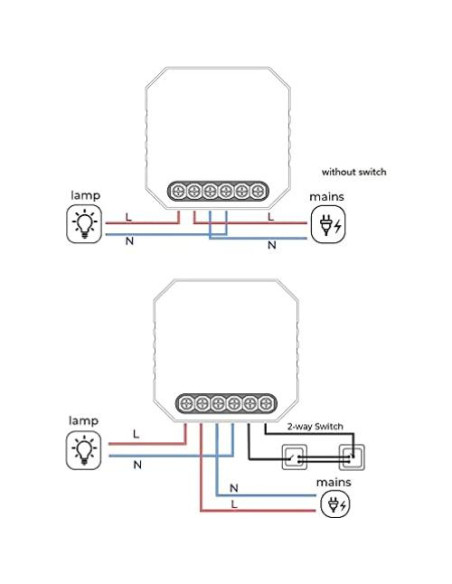 Interruptor Inteligente Zigbee MHCOZY 16A Control por Voz