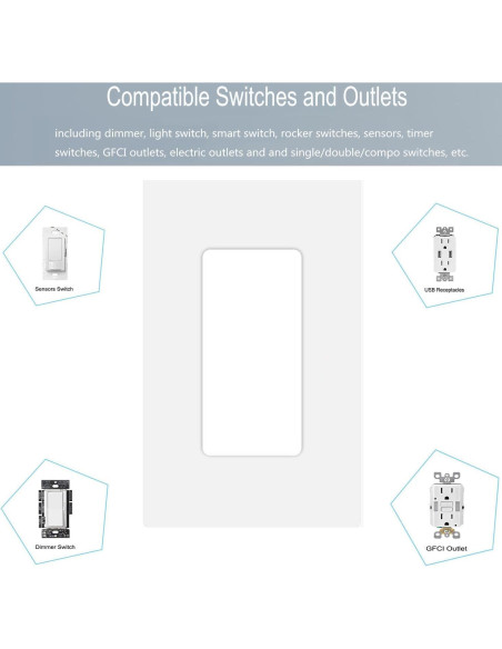 20 Placas de Pared Decorativas COAPIN258 Sin Tornillos Blanca