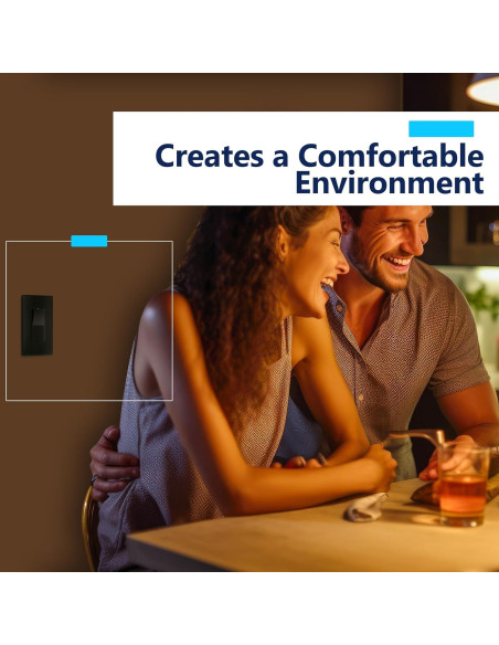 Interruptor de Atenuador LIDER 300W Negro 2 Paquete