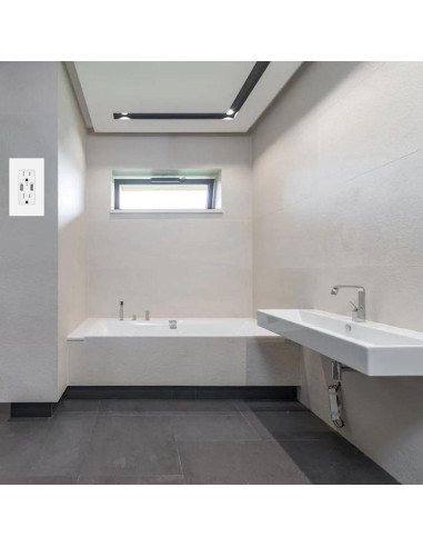 20 Placas de Pared Decorativas COAPIN258 Sin Tornillos Blanca